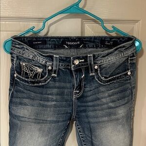 Vigoss Women's Dark Blue Boot Cut Jeans